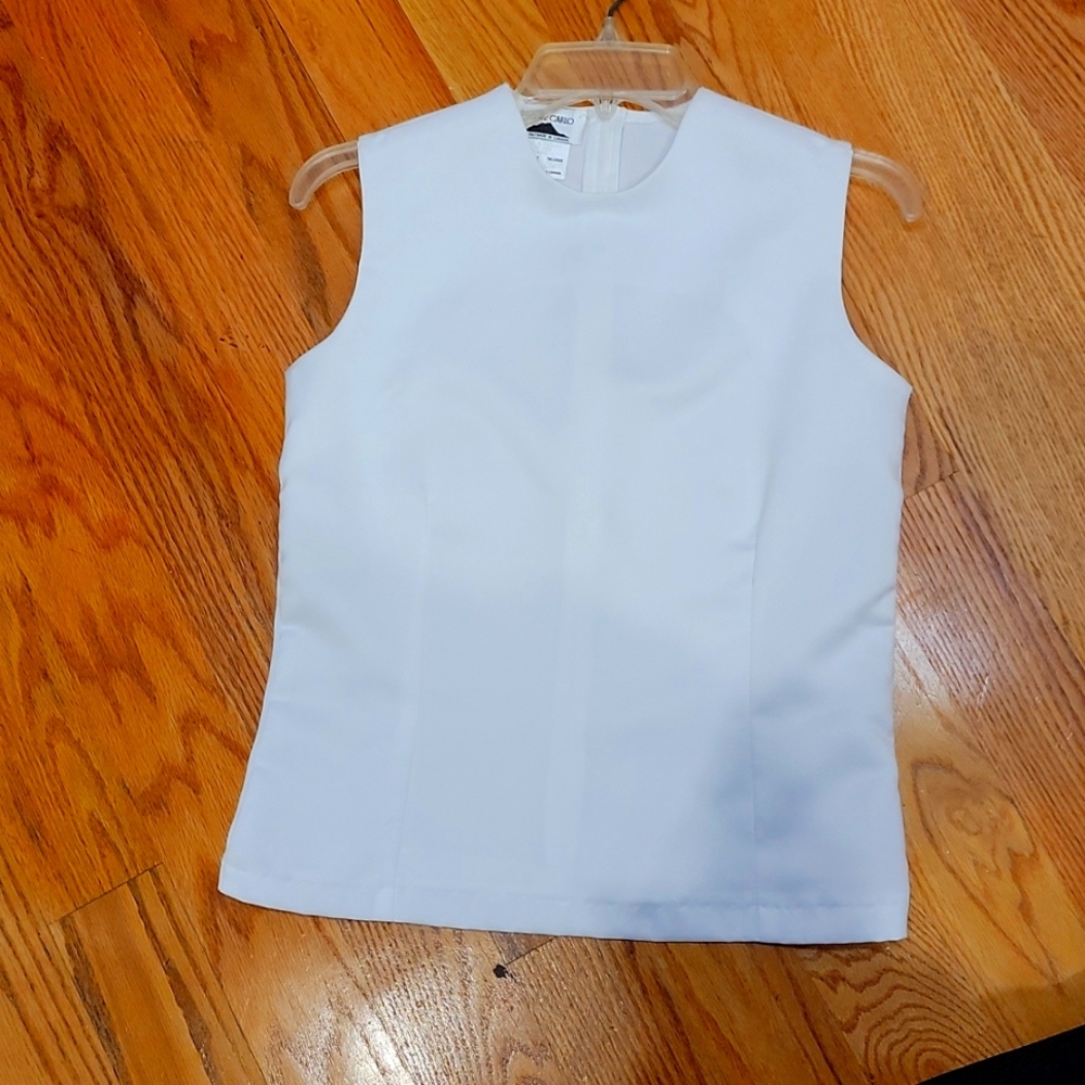 Never worn, Satin front shell / tank